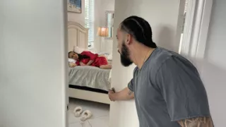 Your Father Is Not Home, Right? Big Tits Step Mom Fucks Horny Step Son's BBC