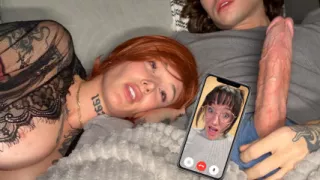 StepMom FaceTimes StepAunt Before Confronting Masturbating StepSon