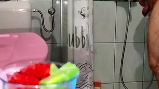 Big Ass Gay showering