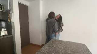 A Lesbian Dominates Me Before I Go to Work