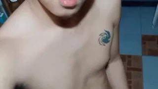 Let Me Give It to You Stepdaddy! Pinoy Twink Masturbation and Live Cum