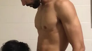 My Friend Sucks My Big Dick Until I Cum in His Mouth