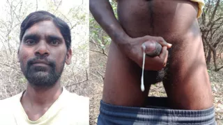 Rajesh Playboy 993 outdoor masturbating big cock big cumming in the jungle. Showing butt handjob cumshot