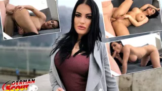 German Scout - Big Tits and Perfect Ass Girl Honey Demon Pick up for Casting Fuck