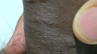 Closeup jerking of my Dick in my bathroom
