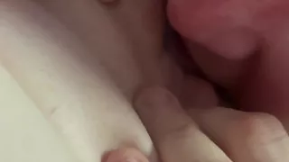 Licking Until She Cums. I Let Her Squirt at the End and Then Quickly Taste Her Pussy