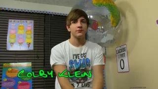 First Timer Colby on Set