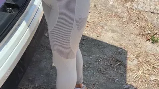 Mornign Fit in Public Finished with Quickie Fuck in Car Trunk