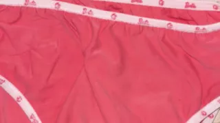 I spilled cum on my stepsister's pink panties