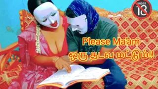 Student Seduced and Takes Everything From His Hot Teacher - Tamil Erotic Video with Loud Moaning