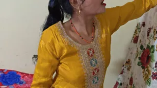 Cute Indian step sister takes off panties and gets pussy creampied.