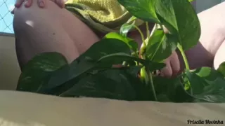 Stepmom Records Video For Stepson's Friend Teaching Gardening - Part 02