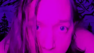Wyrd Kaleigh sucks on her new toy