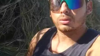 Masturbating in the Sea Outdoors - 1 part