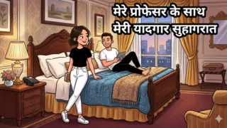 Meri aur meri professor ka suhagrat ki chudai My memorable wedding night with my professor Desi pussy fucking