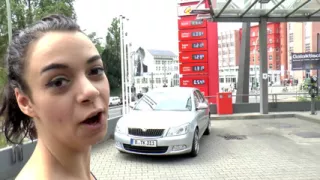 Cute brunette teen banged hard in her little pussy