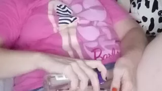 Come Jerkoff With Me! Hot MILF BBW  rubs one out and cums hard!