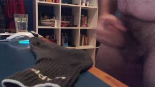 Cum on a Sock