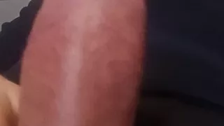 Gently on the wet glans