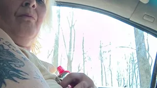 Masterbation in Car Driver Seat