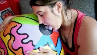 Ride and Deflate Beachball with Leggings - Bunny Looner