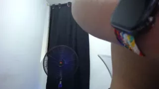 "My first show in front of the webcam - Undressing for you"