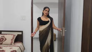 Indian desi Bhabhi Fucked in Saree by Devar blowjob
