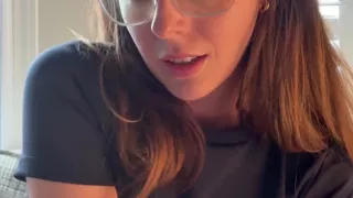 Hottie in Glasses Tells You How to Stroke!