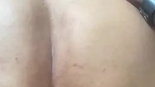 Big Ass BBW Takes BBC Until He Cums in Her Cheeks