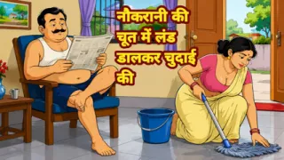 Naukrani ki chut mein land dalkar chudai ki I fucked the maid by putting my dick in her