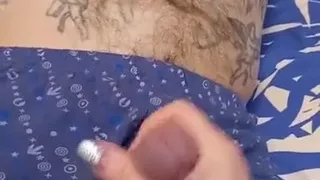 Stepmom jerks off my cock and takes pictures on the phone