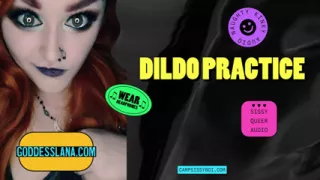 The camp sissy boy presents dildo practice