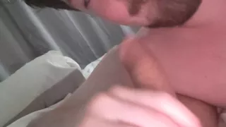 Hot Stepdaddy Pulled Me From the Party and Let Me Blow Him