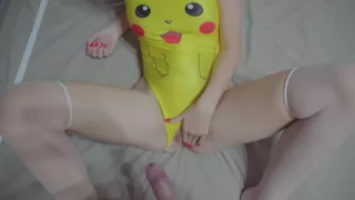 Pikachu Girl Masturbating Pussy