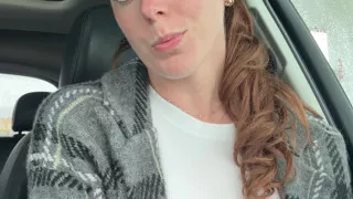 Trying Not to Cum Too Loud While I Pump My Gas