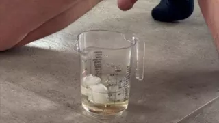 Piss and Cum in a glas