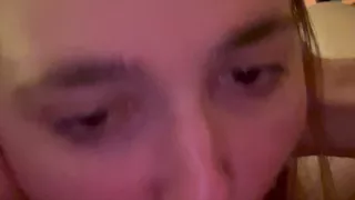 Oda films himself in POV swallowing Desess' cock and looking him in the eye