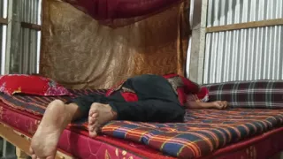 Desi Bangla aunty with First-time