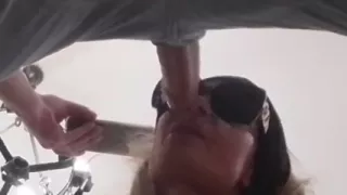 MILF Sucks Cock with a Cum Explosion in Her Mouth