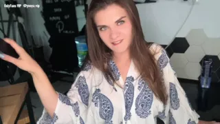 Sticky Stepmother's cumshot was caught by her nerdy stepson, and he licked it