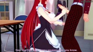 Rias Gremory Maid Cosplay sex - DXD NTR Madness Series
