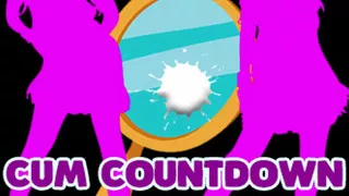 AUDIO ONLY - Cum countdown cum mirrror with 2 dressed girls