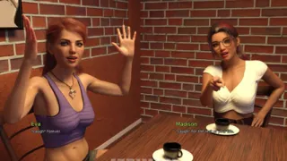 My Dorm 253: Daphne-scarlett Nude Pool Swim & Debbie-mark Talk
