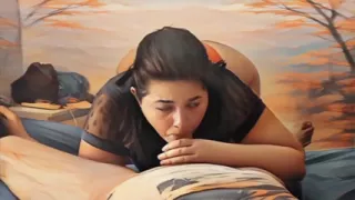 Unfaithfull Wife Sucking Friend Cock