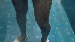 Masturbating in the bathroom with a girlfriend
