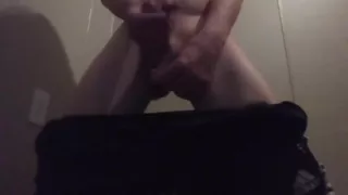 Stroking My Own Thick Hard Girldick & Teasing Myself