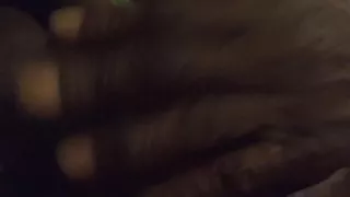 Close up finger in the ass again