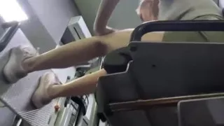 Jucielussie training in the gym