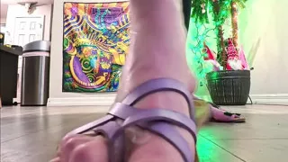 6'7 Giantess Crushes the Ground in Sandals Intense Slow-mo Stomps POV