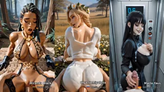 Try Not To Cum Challenge - AI Generated Pornstars 4K Compilation